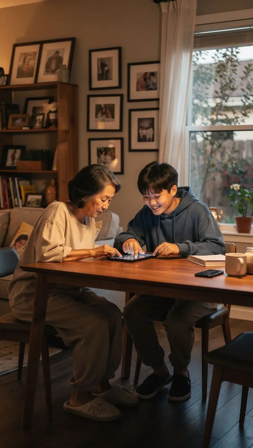 Illustration of a step-by-step tech tutorial breaking down complex software concepts for everyday users.